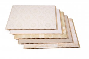 400*9mm,V groove/Flat  PVC Wall Panel